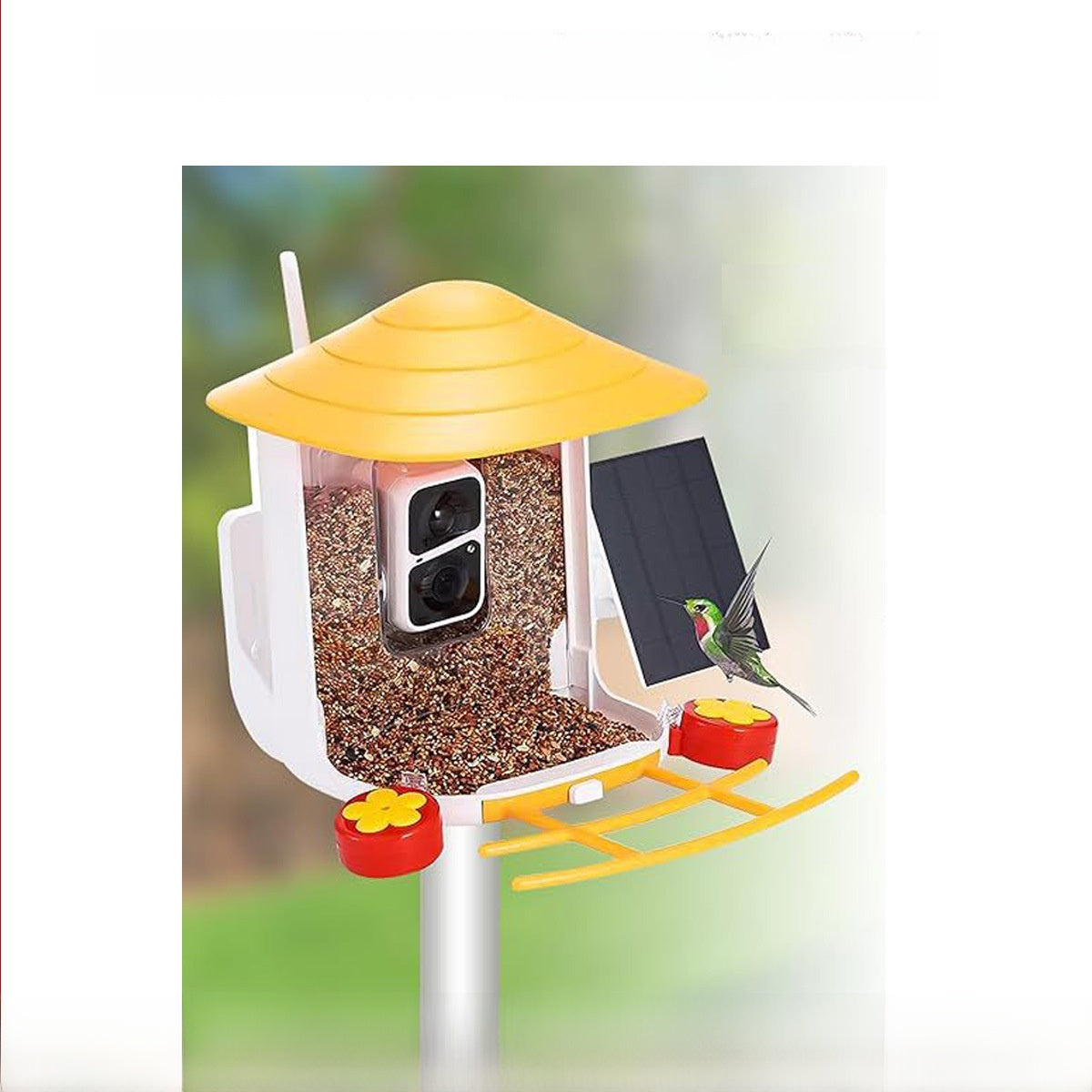 AI smart bird feeder camera, Style 01